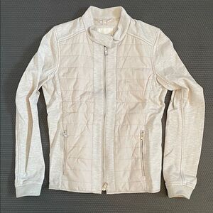 Calvin Klein Women’s Sz S Light Gray Puffer Style Utility Jacket